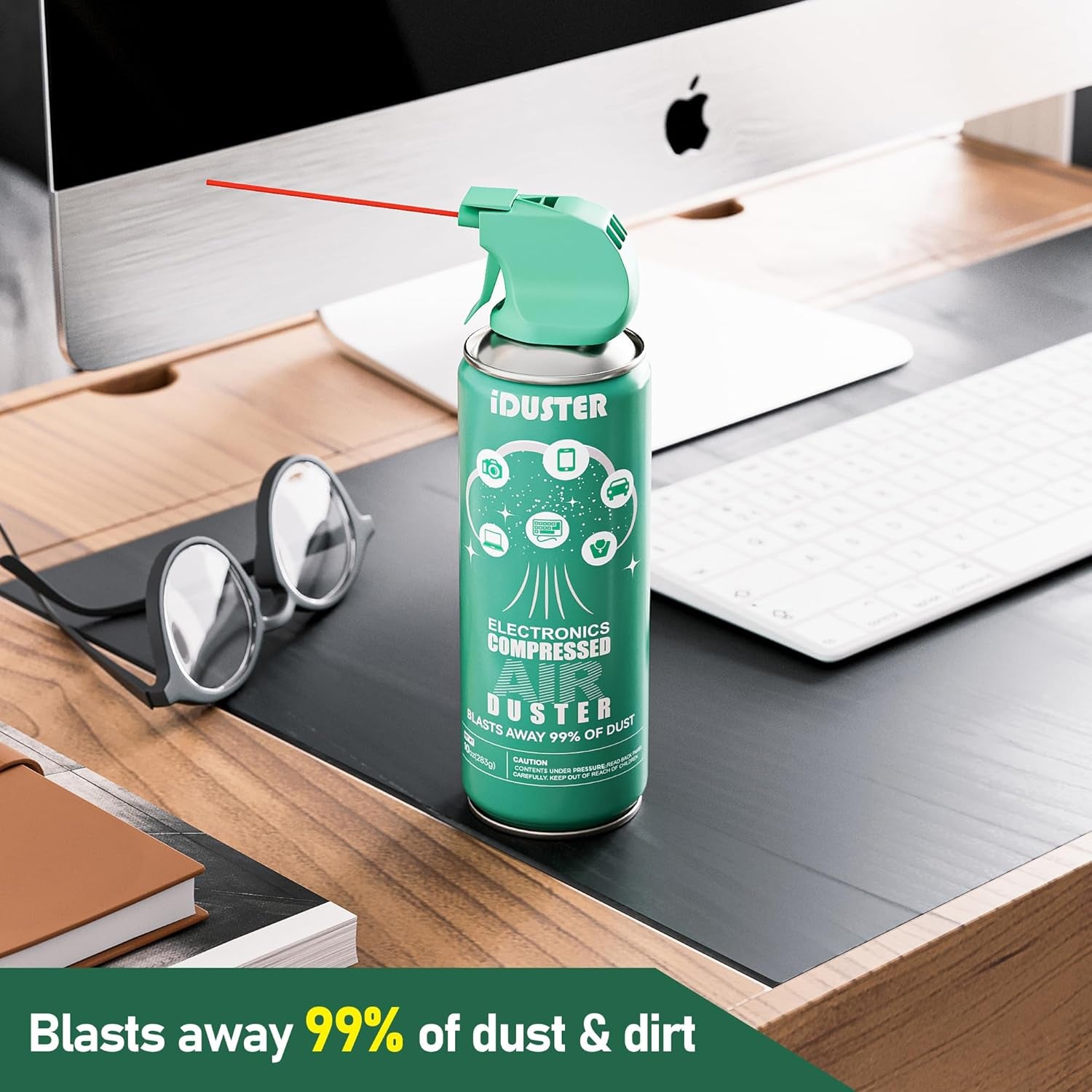 Keyboard Cleaner Air Spray for Computers - 10Oz Canned Air for Computers, Dust Spray for Cleaning, 1Pack