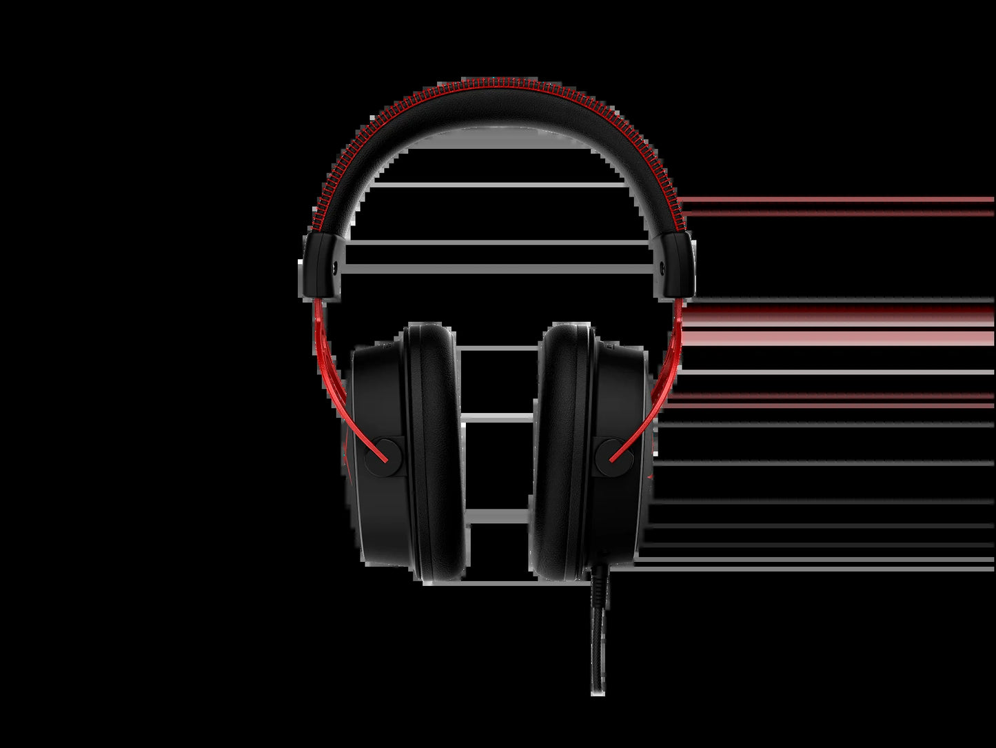Cloud Alpha Wired Over-Ear Gaming Headset, Red
