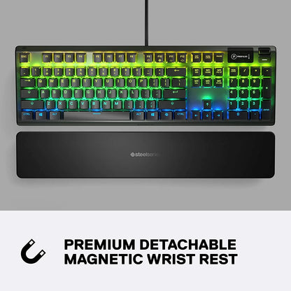 Apex 5 Mechanical Gaming Keyboard - Per-Key RGB Illumination , OLED Smart Display - Black