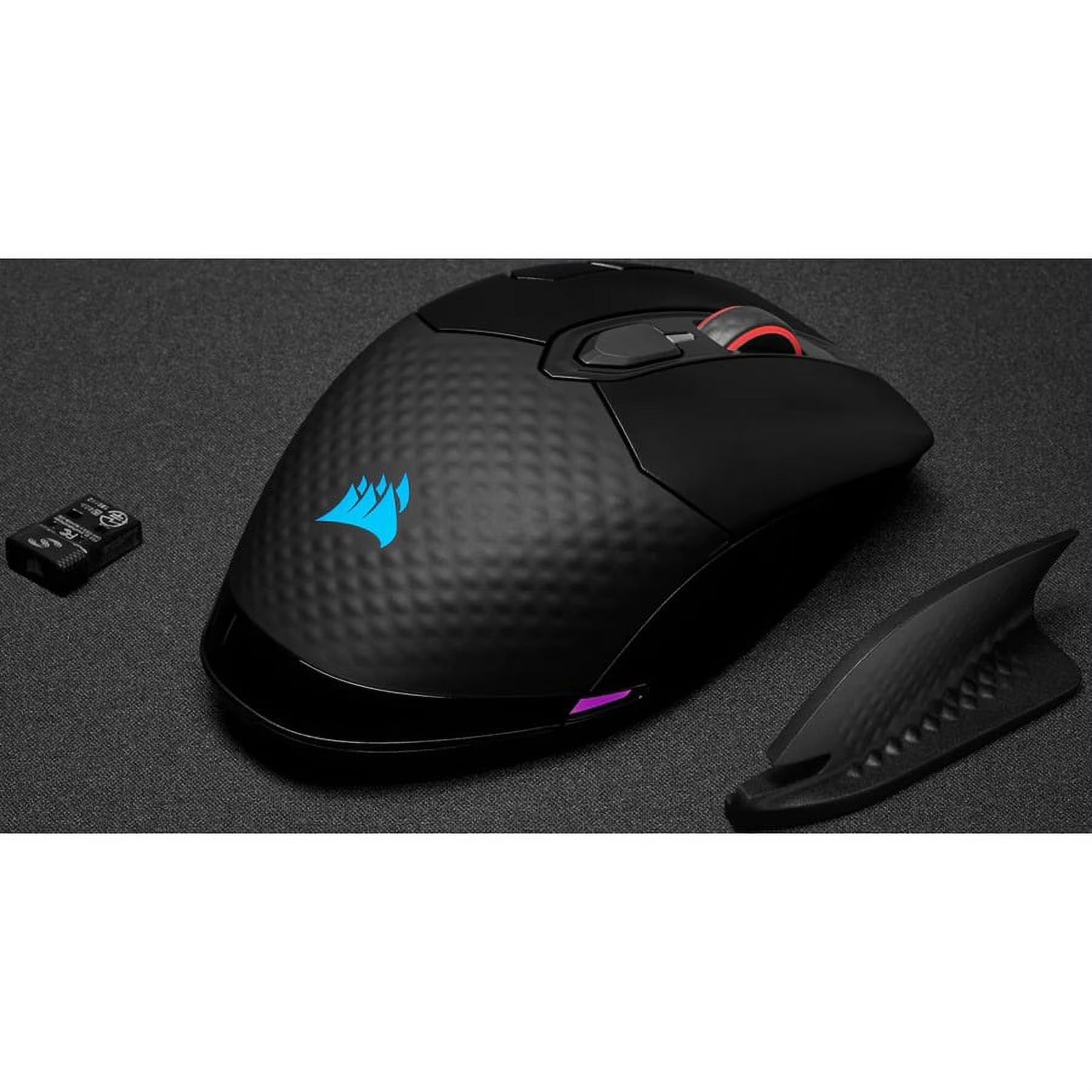 DARK CORE RGB PRO SE Wireless FPS/MOBA Gaming Mouse with SLIPSTREAM Technology, Black, Backlit RGB LED, 18000 DPI, Optical, Qi Wireless Charging Certified
