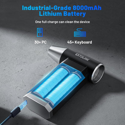 L8 Compressed Air Duster 180,000 RPM 4-Speed Electric with Turbojet Mode