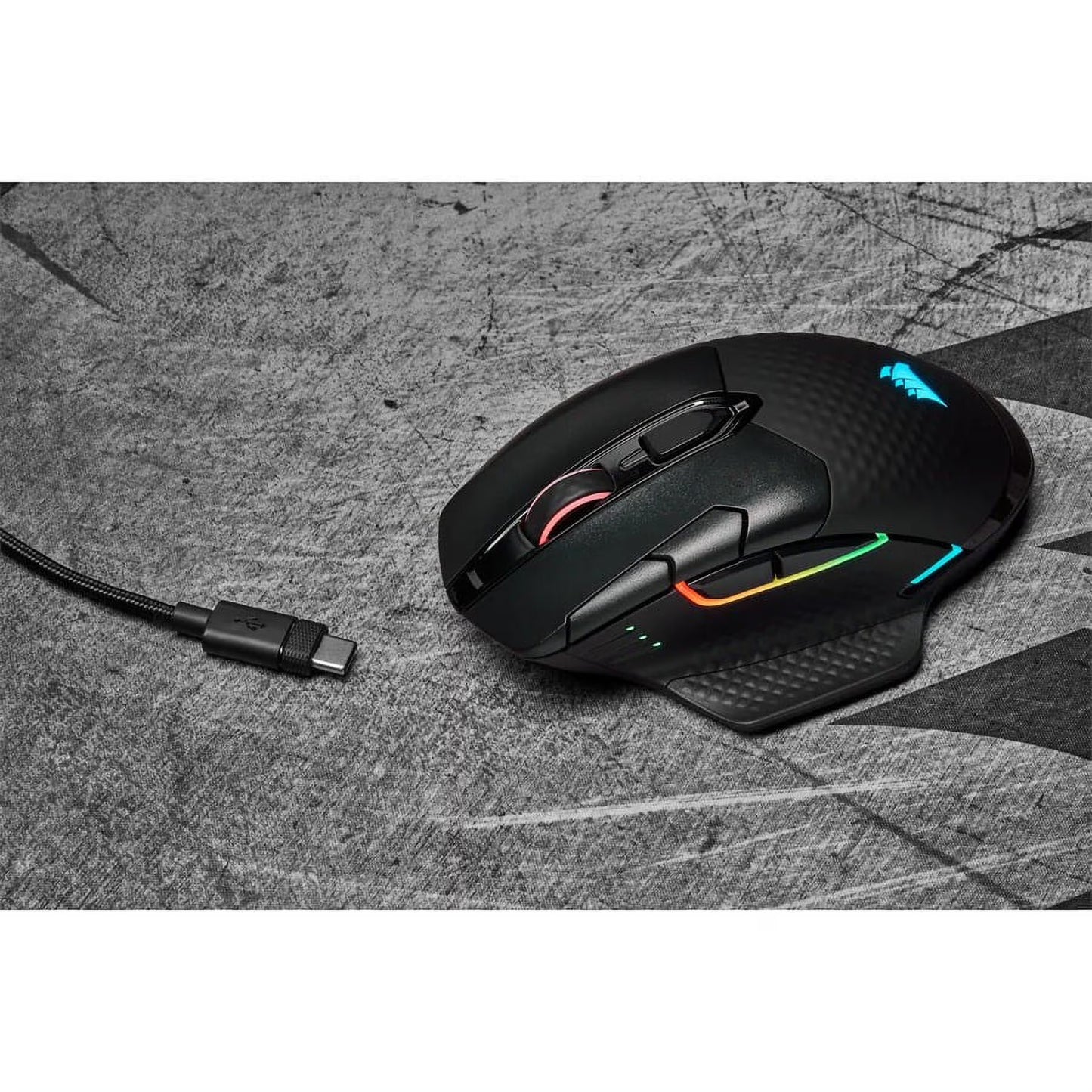 DARK CORE RGB PRO SE Wireless FPS/MOBA Gaming Mouse with SLIPSTREAM Technology, Black, Backlit RGB LED, 18000 DPI, Optical, Qi Wireless Charging Certified