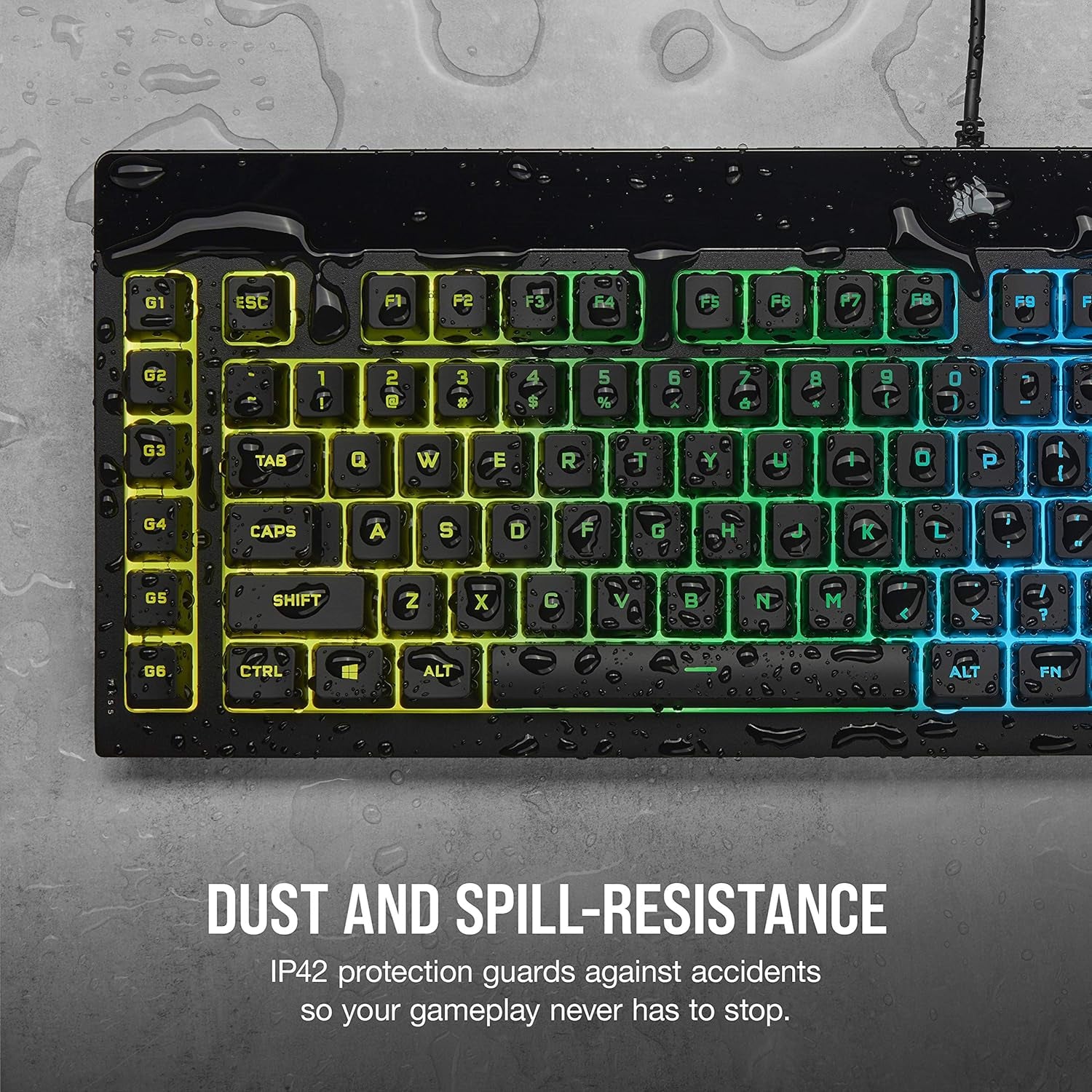 Corsair K55 RGB PRO Membrane Wired Gaming Keyboard – Black