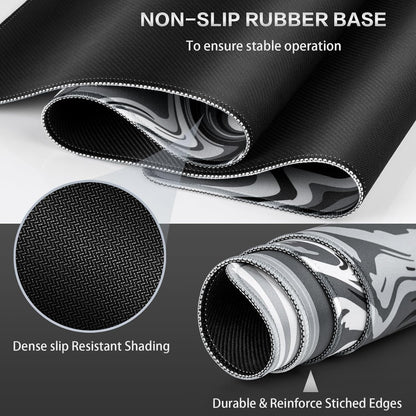 Gaming Mouse Pad, 31.5X11.8Inch Fluid Large Mouse Pads for Desk