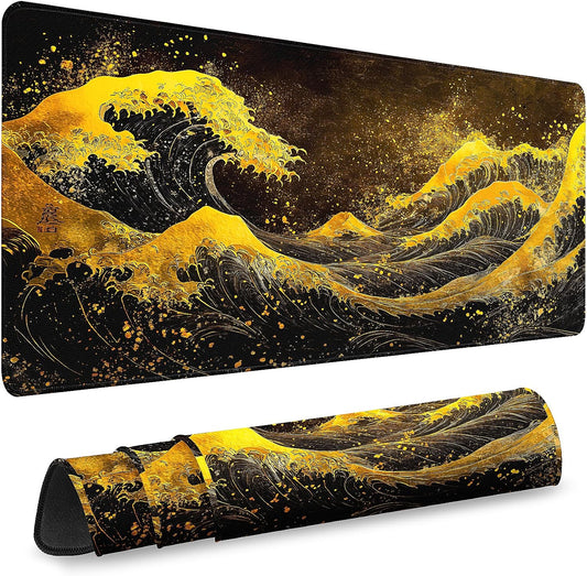 Mouse Pad Gaming - Desk Mat for Keyboard and Mouse - Large Mouse Pads for Desk, Gaming Mousepad with Non-Slip Base, Desks Pad (31.5" X 11.8") for Game, Office and Home