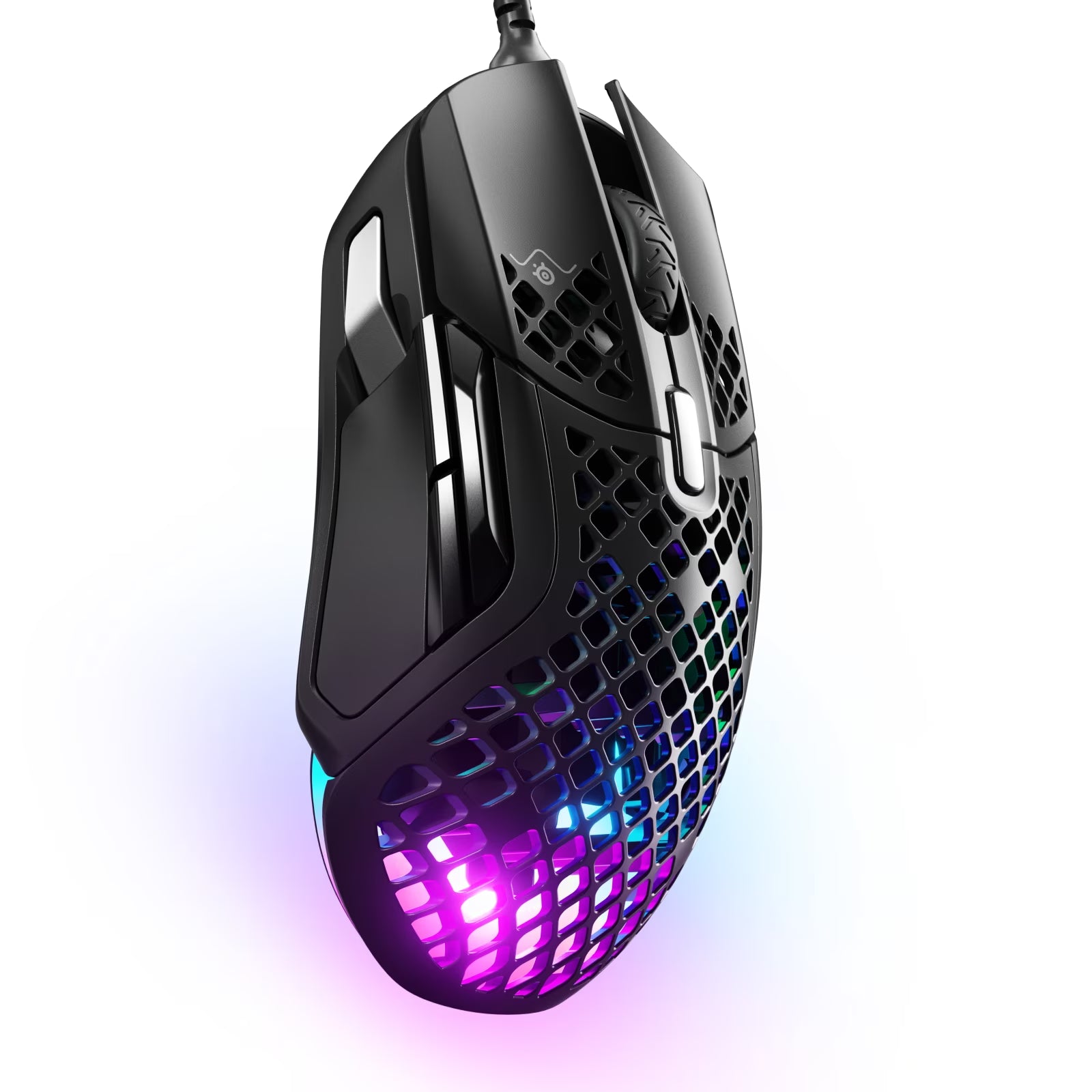 Aerox 5 Ultra Lightweight Honeycomb Water Resistant Wired RGB Optical Gaming Mouse with 9 Programmable Buttons