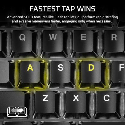 Corsair K70 CORE TKL RGB Tenkeyless Mechanical Wired Gaming Keyboard – Pre-Lubed MLX Red V2 Linear Switches, SOCD, ABS Double-Shot Keycaps, Sound Dampening, 1000Hz Polling, QWERTY NA – Black