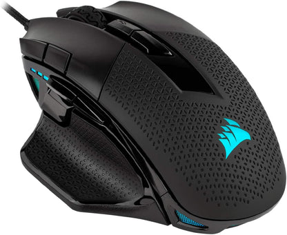 Corsair NIGHTSWORD RGB Adjustable Weight FPS MOBA PC Gaming Mouse – Black