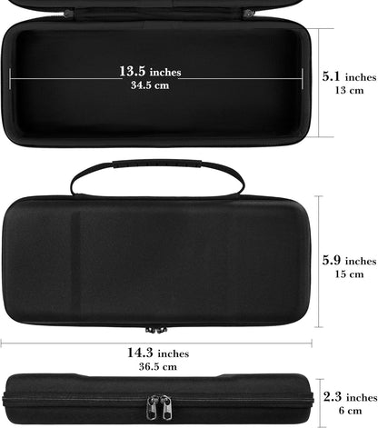 Hard Travel Case for Compact 65% Keyboard, Computer 68 Key Wireless/Wired Keyboard Carrying Storage Bag, Compatible with Keychron Q2/V2, Corsair K65 PRO, ASUS ROG Falchion NX 65%