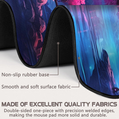 Mouse Pad Gaming - Desk Mat for Keyboard and Mouse - Large Mouse Pads for Desk, Gaming Mousepad with Non-Slip Base, Desks Pad (31.5" X 11.8") for Game, Office and Home