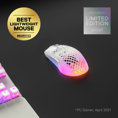 Aerox 3 Wireless Gaming Gaming Mouse - Ghost Edition