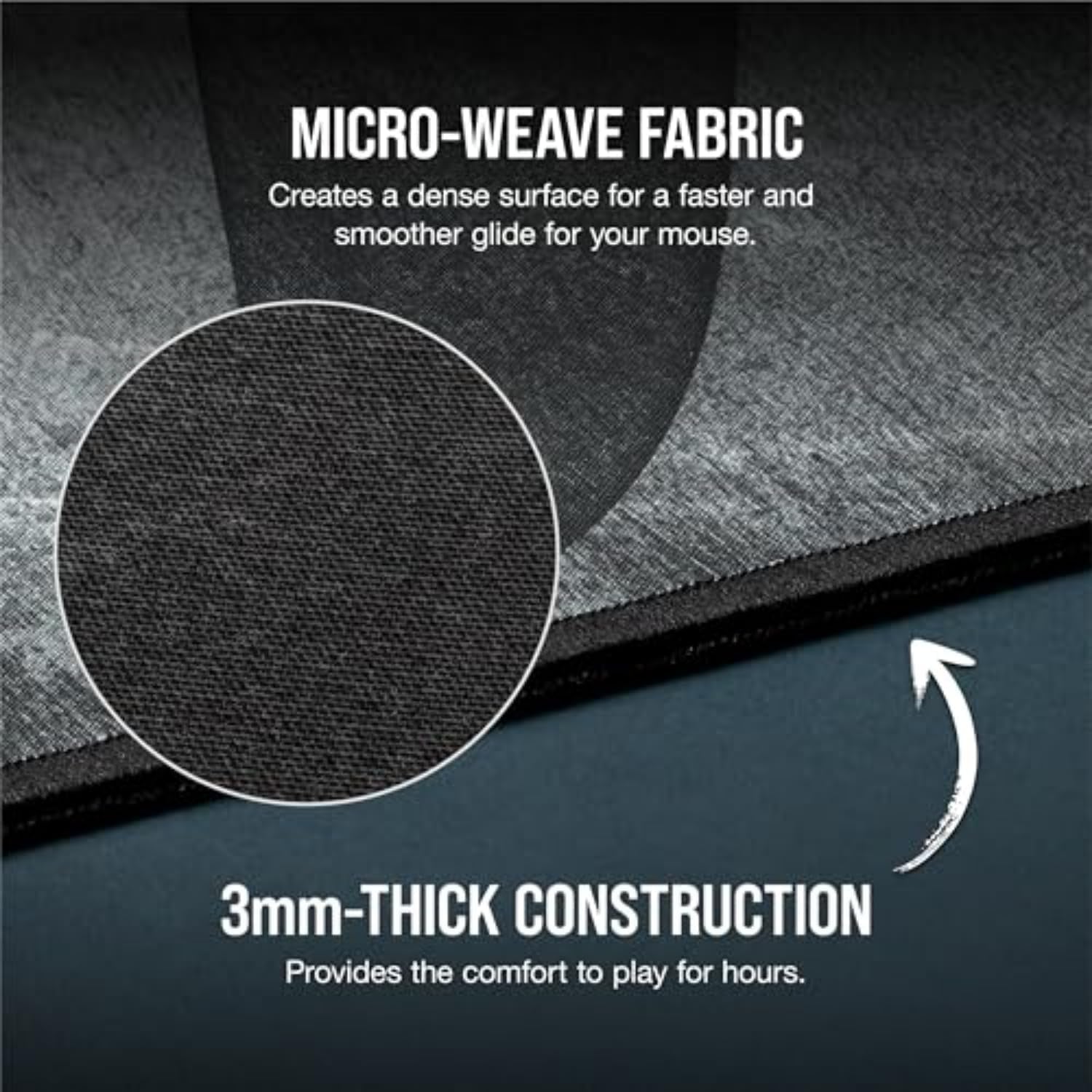 Corsair MM300 PRO Premium Spill-Proof Cloth Gaming Mouse Pad – Extended - Multicolor