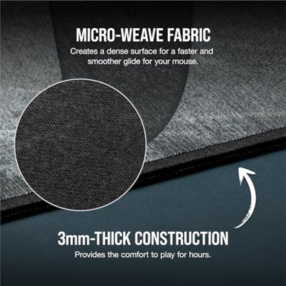 Corsair MM300 PRO Premium Spill-Proof Cloth Gaming Mouse Pad – Extended - Multicolor