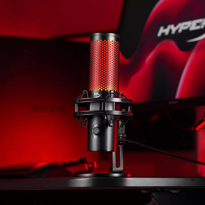 Hyperx Quadcast 2 - USB Condenser Gaming Microphone for PC: Compatible with PS5 & Macos