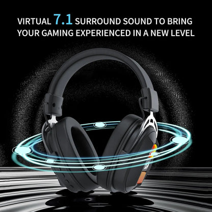 H375 Wired Gaming Headset, 53Mm Drivers 7.1 Surround Sound, Detachable Noise Cancelling Mic, USB Computer Headset