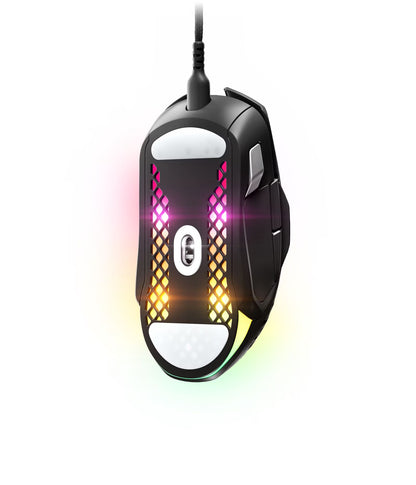 Aerox 5 Ultra Lightweight Honeycomb Water Resistant Wired RGB Optical Gaming Mouse with 9 Programmable Buttons