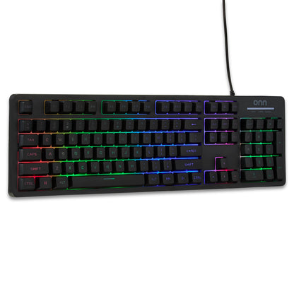 Wired LED Gaming Keyboard, Backlit, Gray