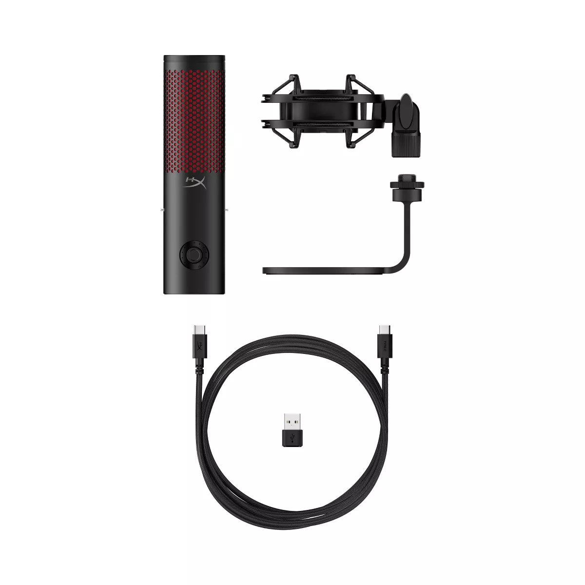 Hyperx Quadcast 2 - USB Condenser Gaming Microphone for PC: Compatible with PS5 & Macos
