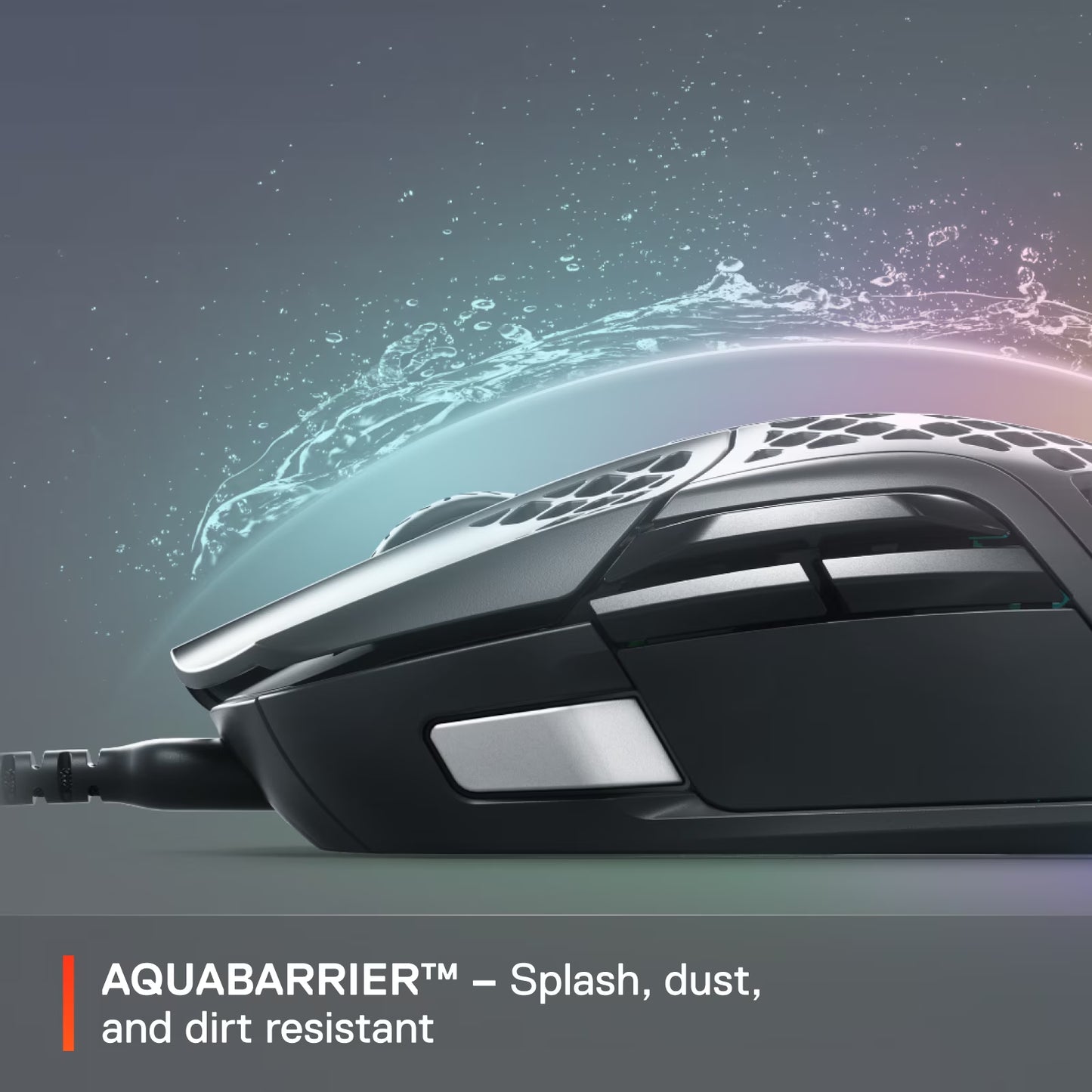 Aerox 5 Ultra Lightweight Honeycomb Water Resistant Wired RGB Optical Gaming Mouse with 9 Programmable Buttons