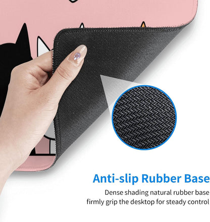 Pink Cute Kittens Cat Gaming Mouse Pad Large XL Girls Kawaii Desk Mat Long Extended Pads Big Mousepad for Home Office Decor Accessories