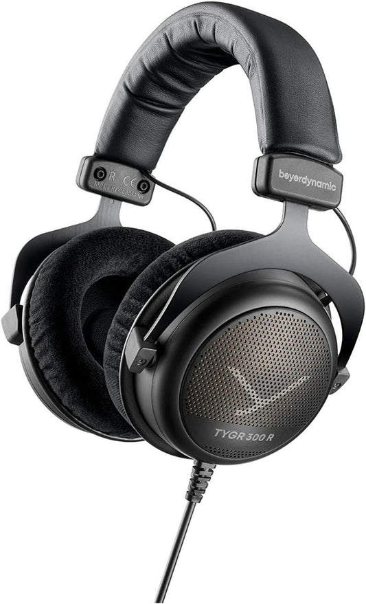 TYGR 300 R Open-Back Wired Gaming Headphones, No Mic, Black