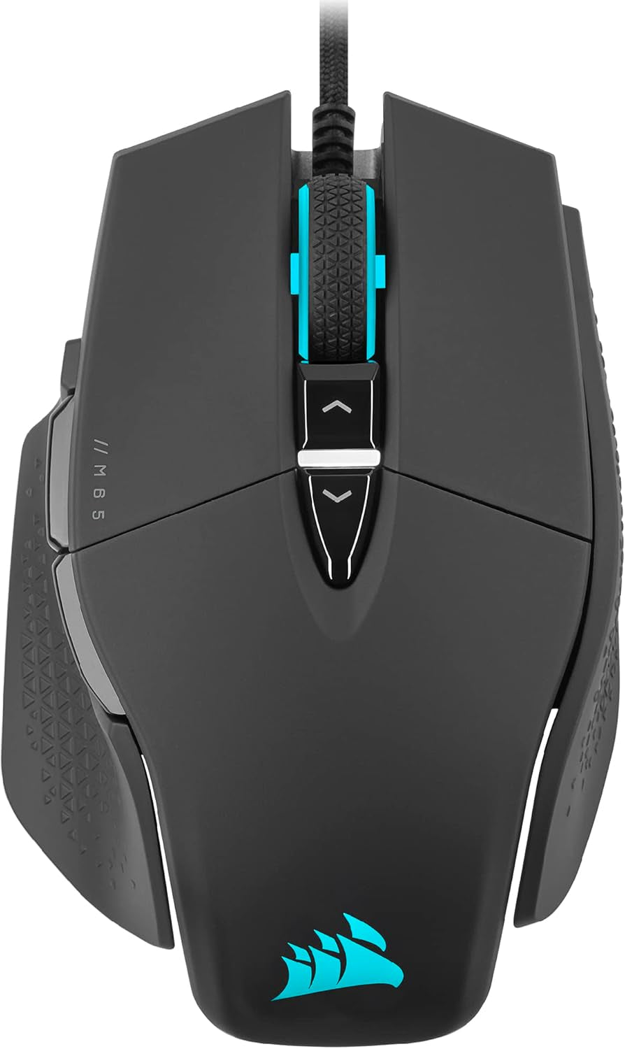 Corsair M65 RGB Ultra Wired Adjustable Weight FPS PC Gaming Mouse – Black