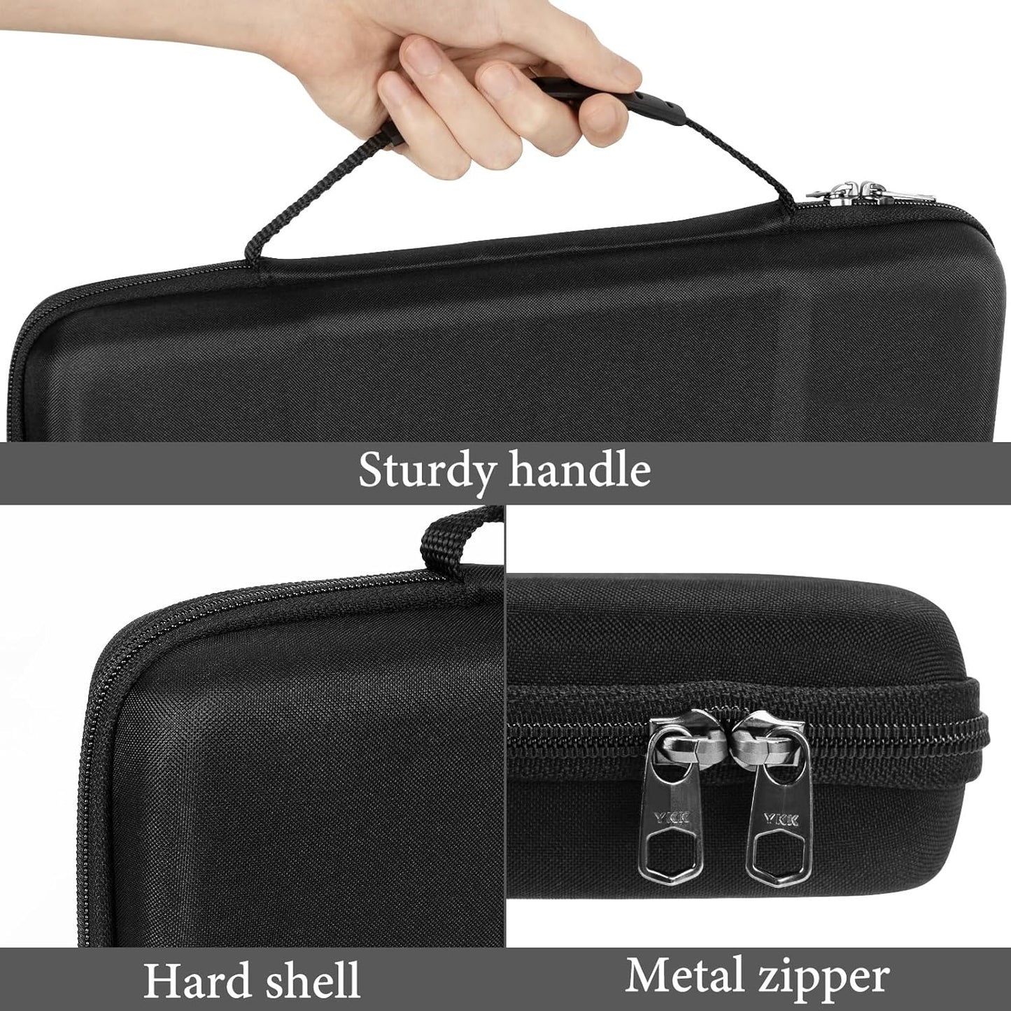 Hard Travel Case for Compact 65% Keyboard, Computer 68 Key Wireless/Wired Keyboard Carrying Storage Bag, Compatible with Keychron Q2/V2, Corsair K65 PRO, ASUS ROG Falchion NX 65%