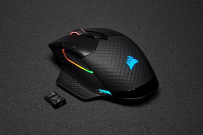 DARK CORE RGB PRO SE Wireless FPS/MOBA Gaming Mouse with SLIPSTREAM Technology, Black, Backlit RGB LED, 18000 DPI, Optical, Qi Wireless Charging Certified