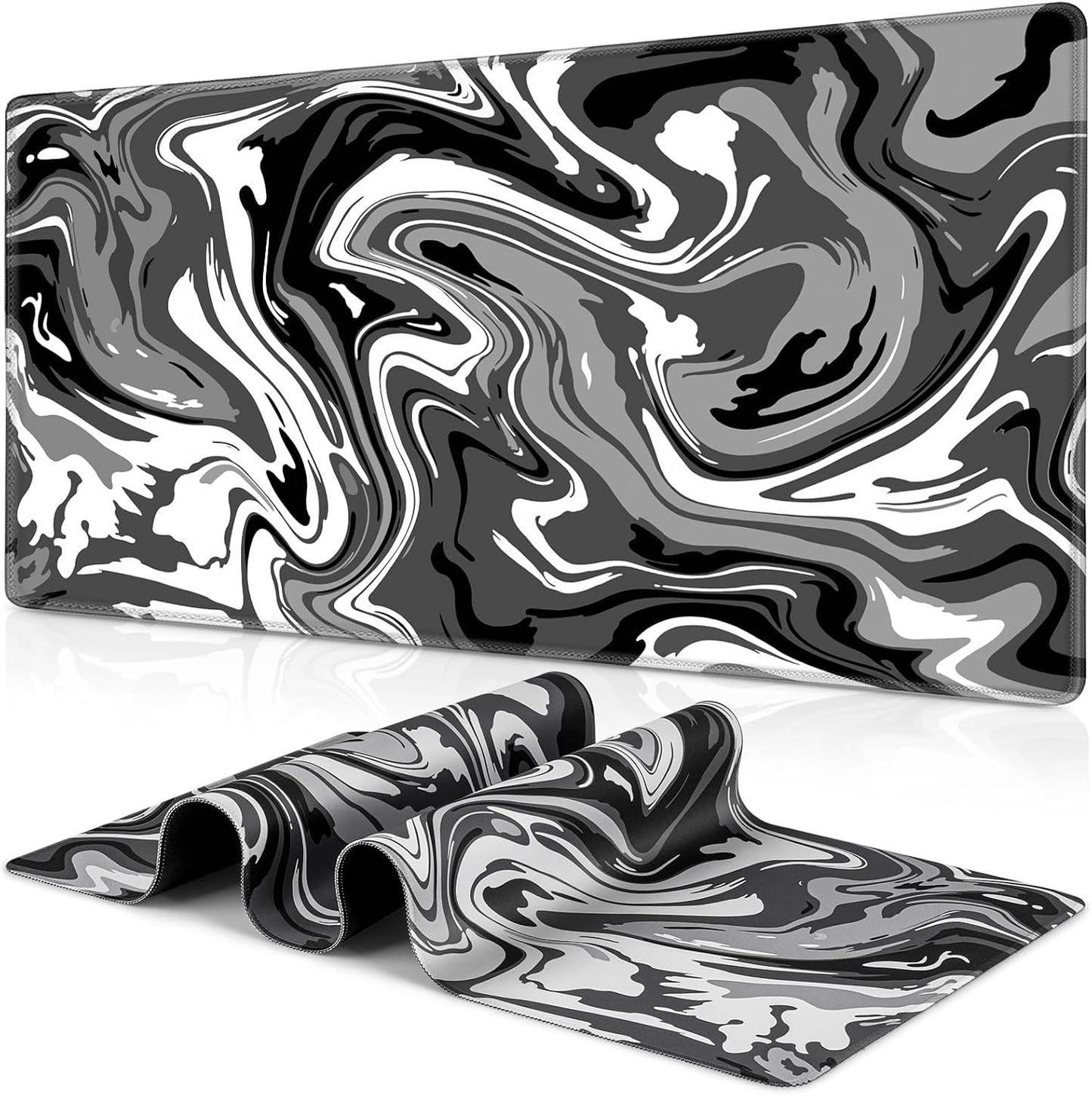 Gaming Mouse Pad, 31.5X11.8Inch Fluid Large Mouse Pads for Desk