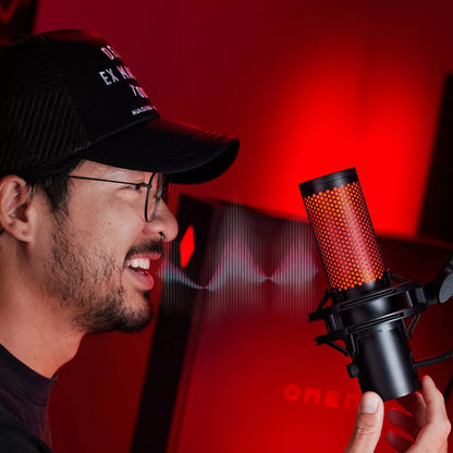 Hyperx Quadcast 2 - USB Condenser Gaming Microphone for PC: Compatible with PS5 & Macos