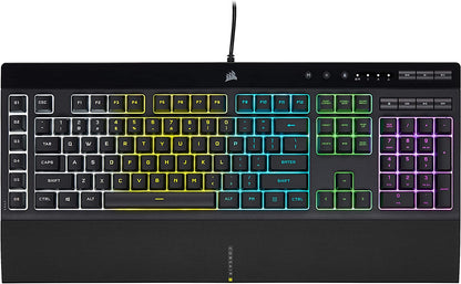 Corsair K55 RGB PRO Membrane Wired Gaming Keyboard – Black