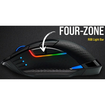 DARK CORE RGB PRO SE Wireless FPS/MOBA Gaming Mouse with SLIPSTREAM Technology, Black, Backlit RGB LED, 18000 DPI, Optical, Qi Wireless Charging Certified
