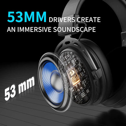 H375 Wired Gaming Headset, 53Mm Drivers 7.1 Surround Sound, Detachable Noise Cancelling Mic, USB Computer Headset