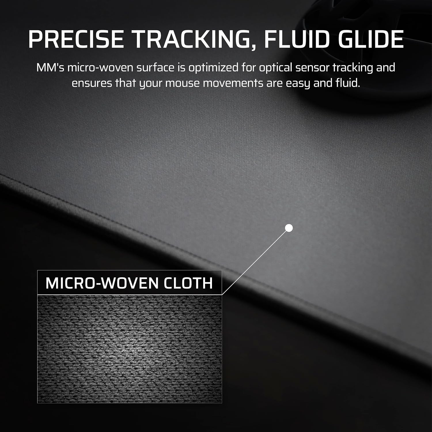 Corsair MM Anti-Fray Cloth Gaming Mouse Pad – Gray